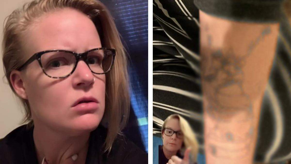 Жінка в сльозах: майстер прикро помилився під час нанесення татуювання - Life