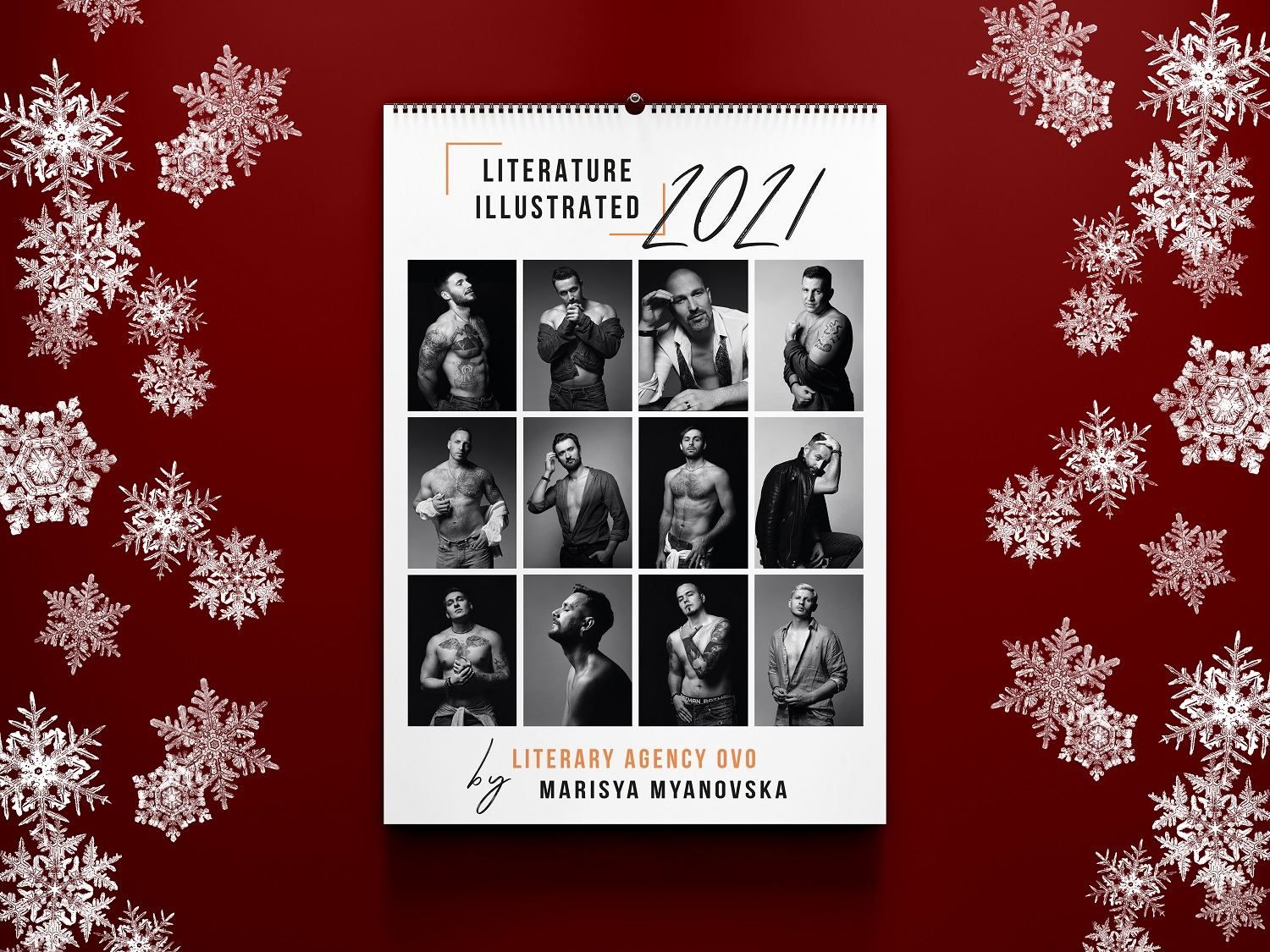 Украинские писатели разделись для эротического календаря - фото
