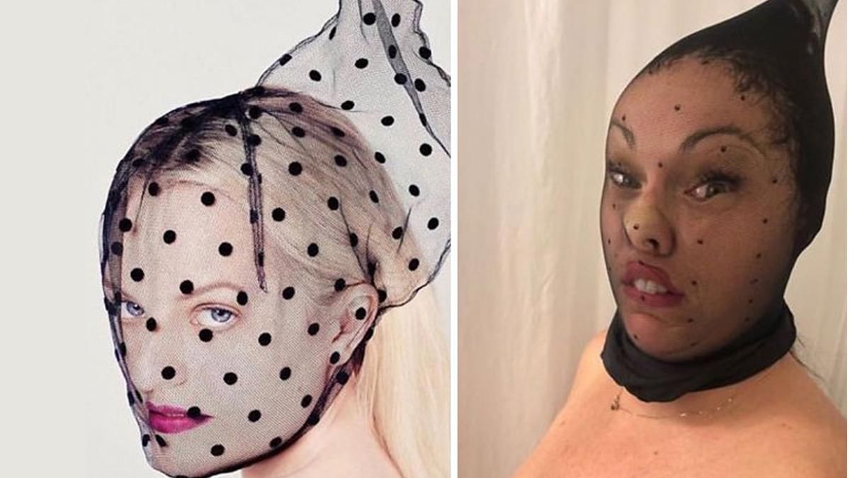 Женщина бессовестно хулиганит над фотографиями знаменитостей: смешные пародии Женщина бессовестно хулиганит над фотографиями знаменитостей: смешные пародии