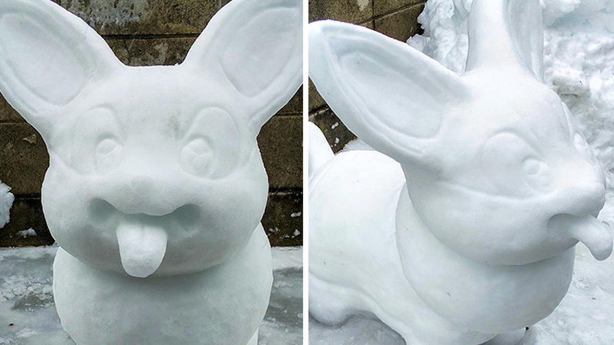 Реалістичні снігові скульптури з Японії, які повернуть нас у дитинство: милі фото