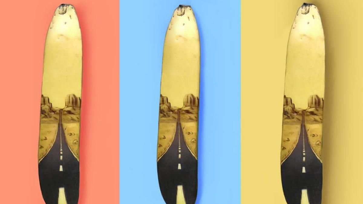 Космос, квіти і Гомер: дівчина створює дивовижні малюнки на звичайних бананах Космос, квіти і Гомер: дівчина створює дивовижні малюнки на звичайних бананах