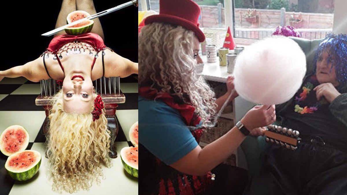 Артистка цирку стала працівником пансіонату Артистка цирку стала працівником пансіонату