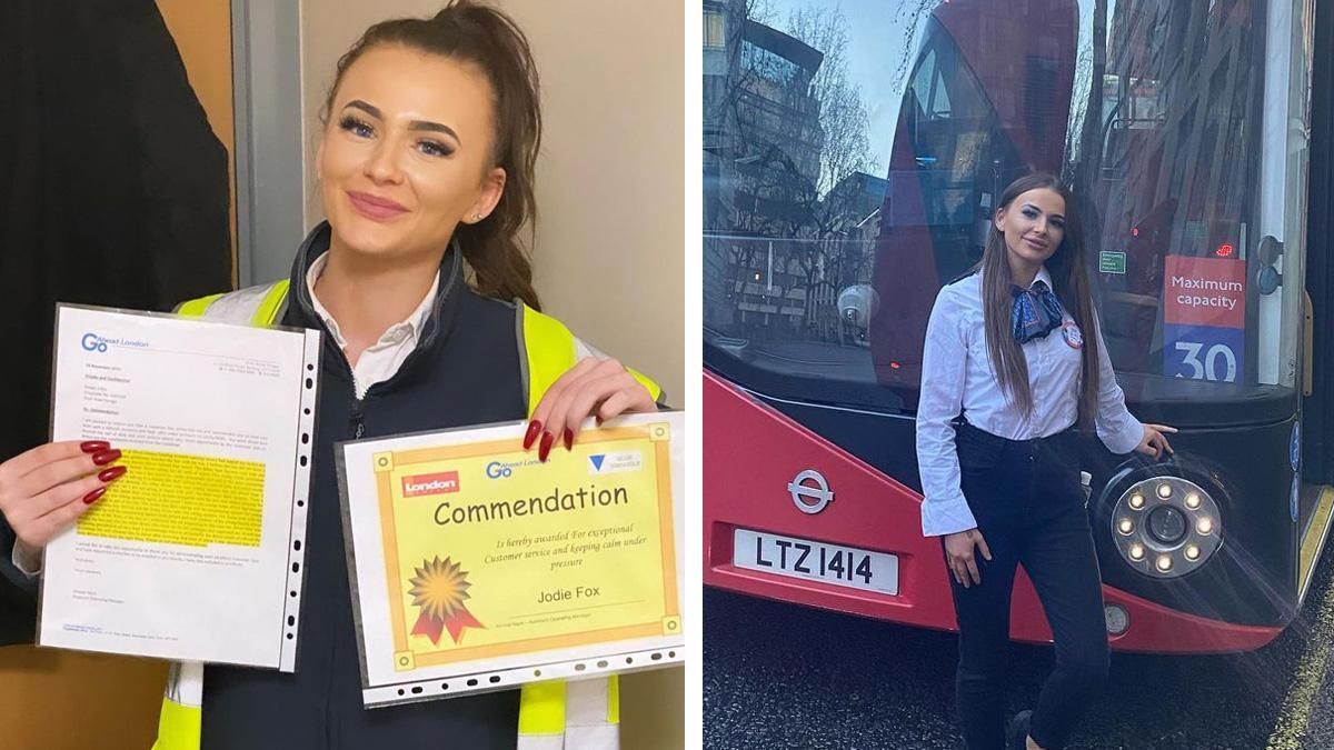 Могла бути моделлю: дівчина кинула все і стала водієм автобуса Могла бути моделлю: дівчина кинула все і стала водієм автобуса