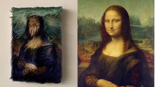 Килимок з Мони Лізи: художник "малює" шедеври мистецтва хутром – фото 