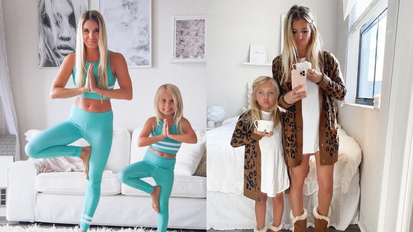 Мати з донькою створюють стильні family look