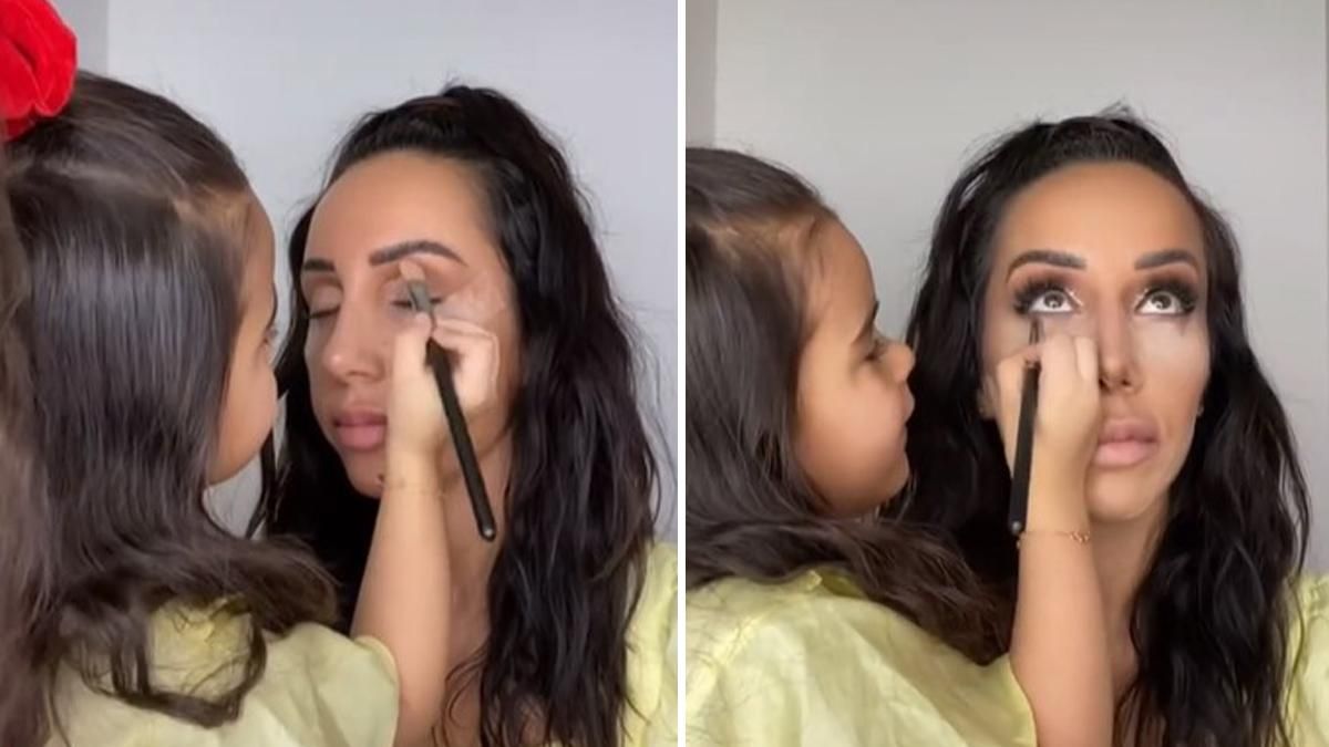 4-річна дівчинка робить макіяж, який вас здивує: цікаве відео