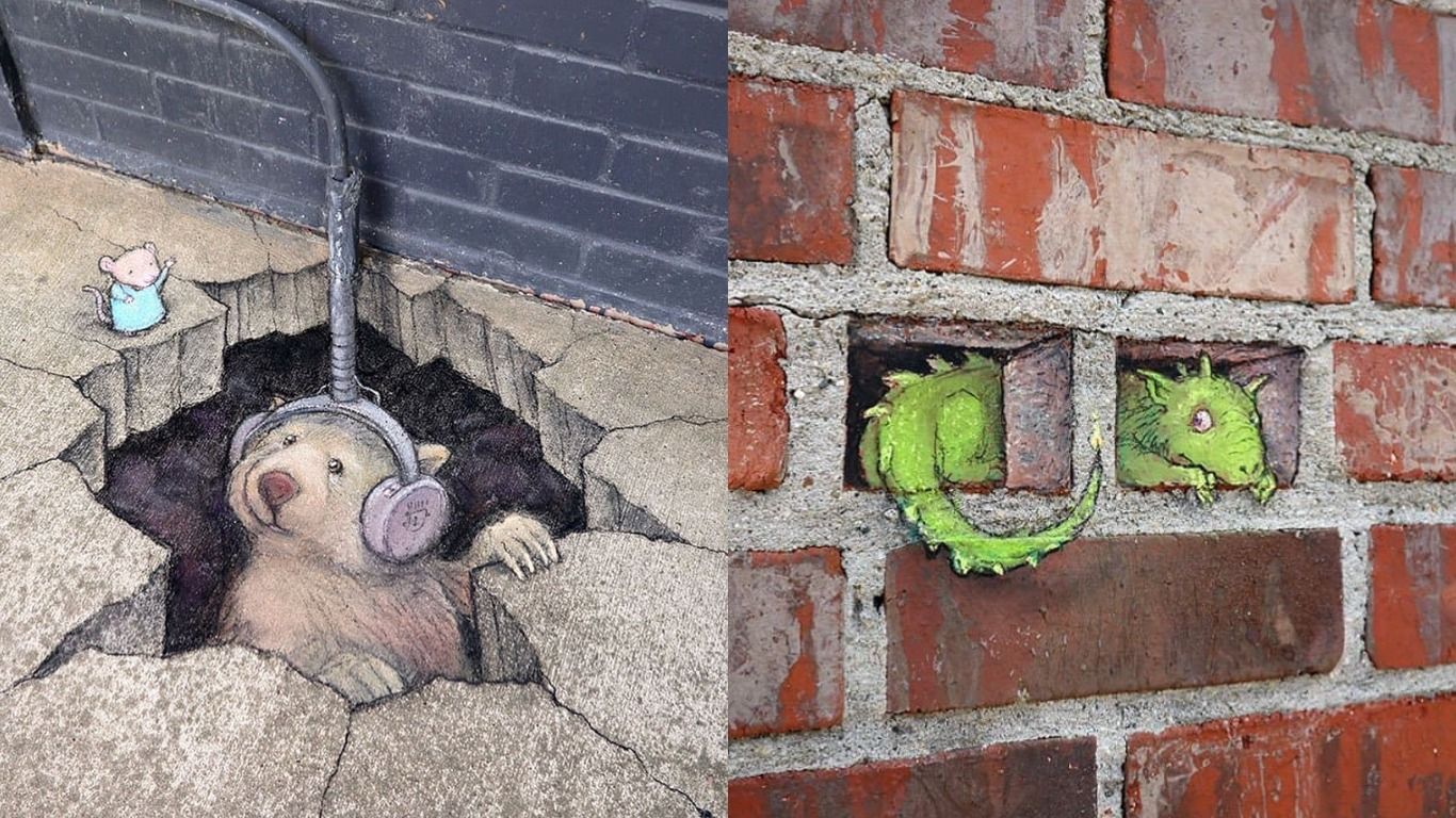 Тривимірний стріт-арт: малюнки, що оживають Тривимірний стріт-арт: малюнки, що оживають