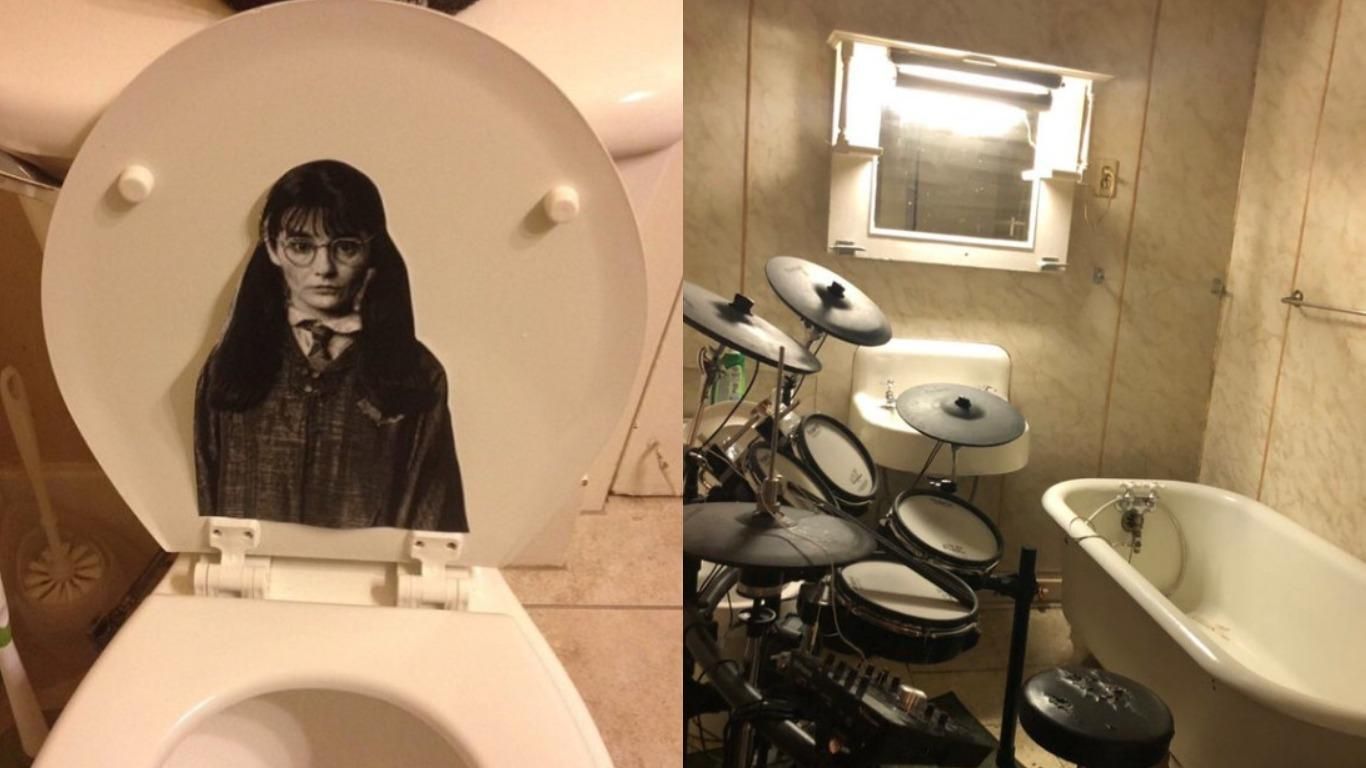 Кенгуру и барабаны: какие самые неожиданные вещи можна найти в мужских ваннах - 20 фото - Life Кенгуру и барабаны: какие самые неожиданные вещи можна найти в мужских ваннах - 20 фото - Life