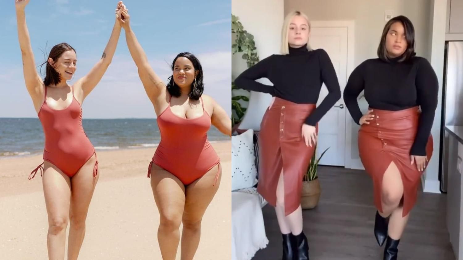 Блогерки показали, як однаковий одяг круто виглядає на геть різних фігурах: порівняння - Life