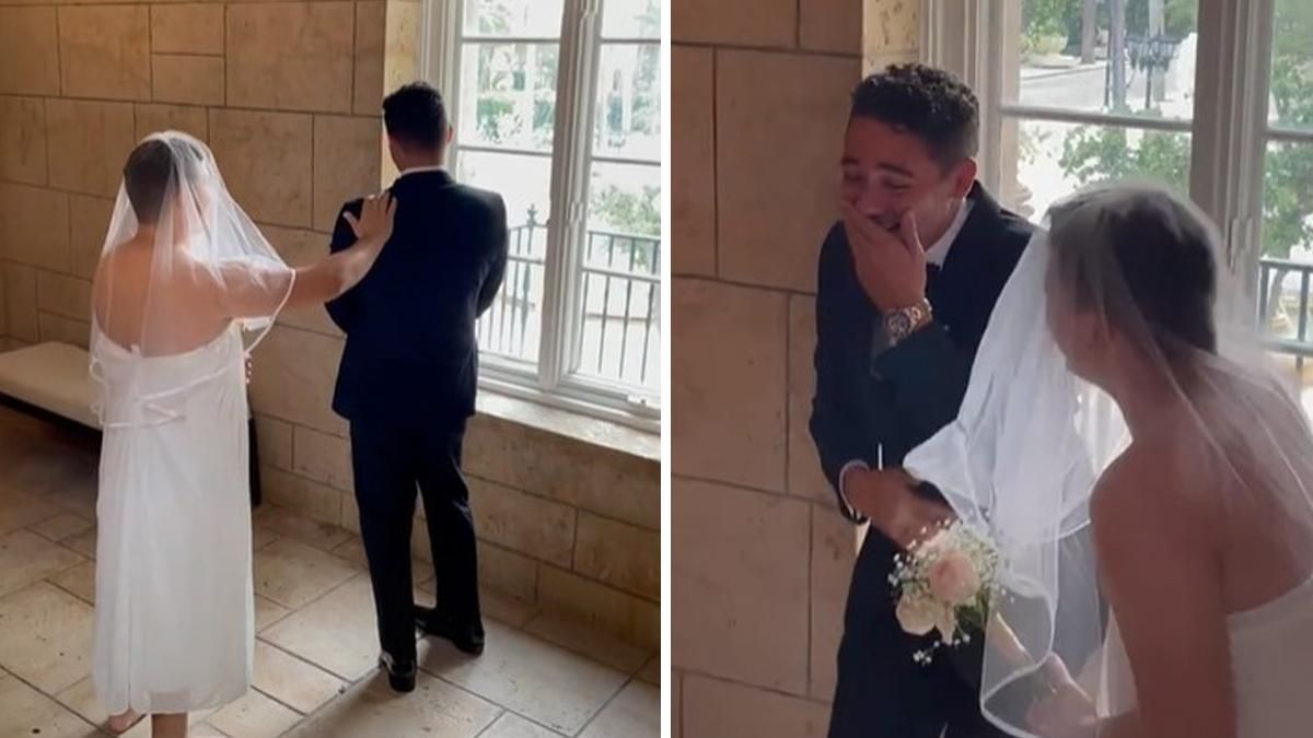 Друг розіграв нареченого на весіллі: він переодягнувся в молоду – відео