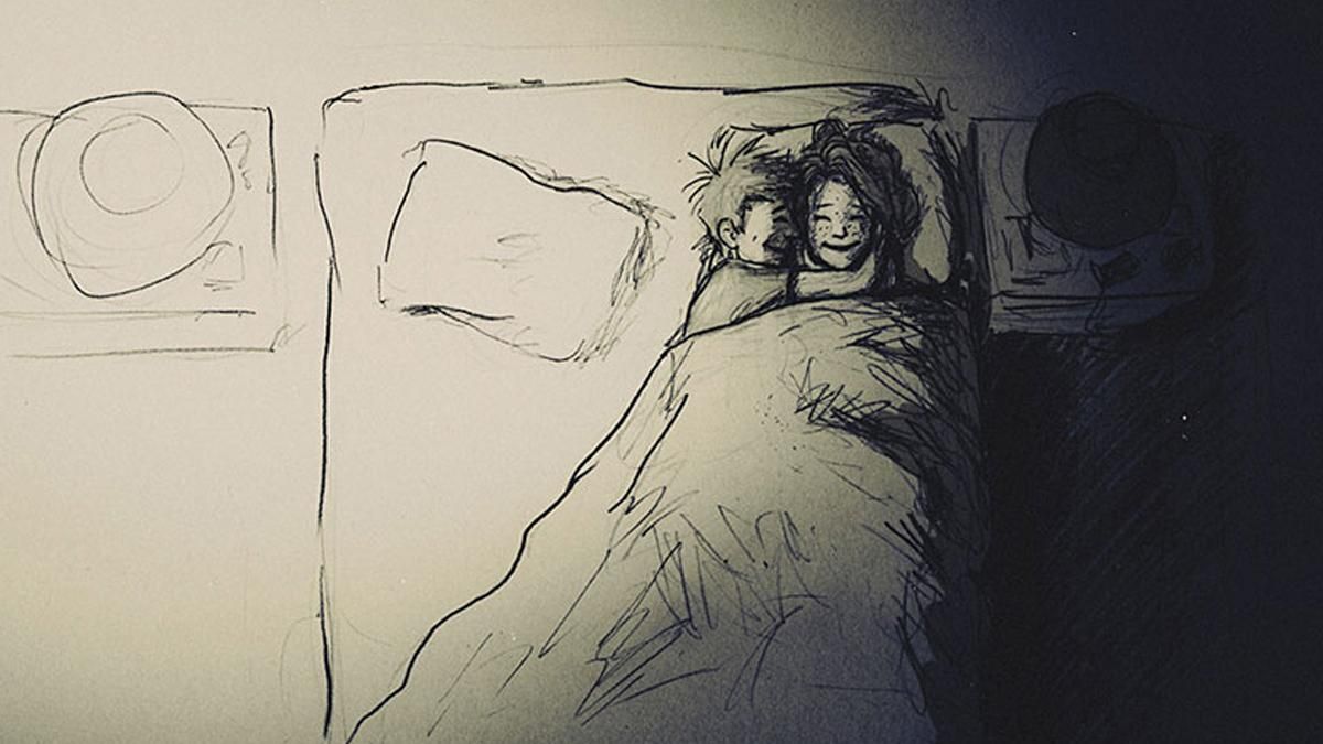 Мужчина показал год своей жизни с любимой в 365 рисунках: милый комикс Мужчина показал год своей жизни с любимой в 365 рисунках: милый комикс