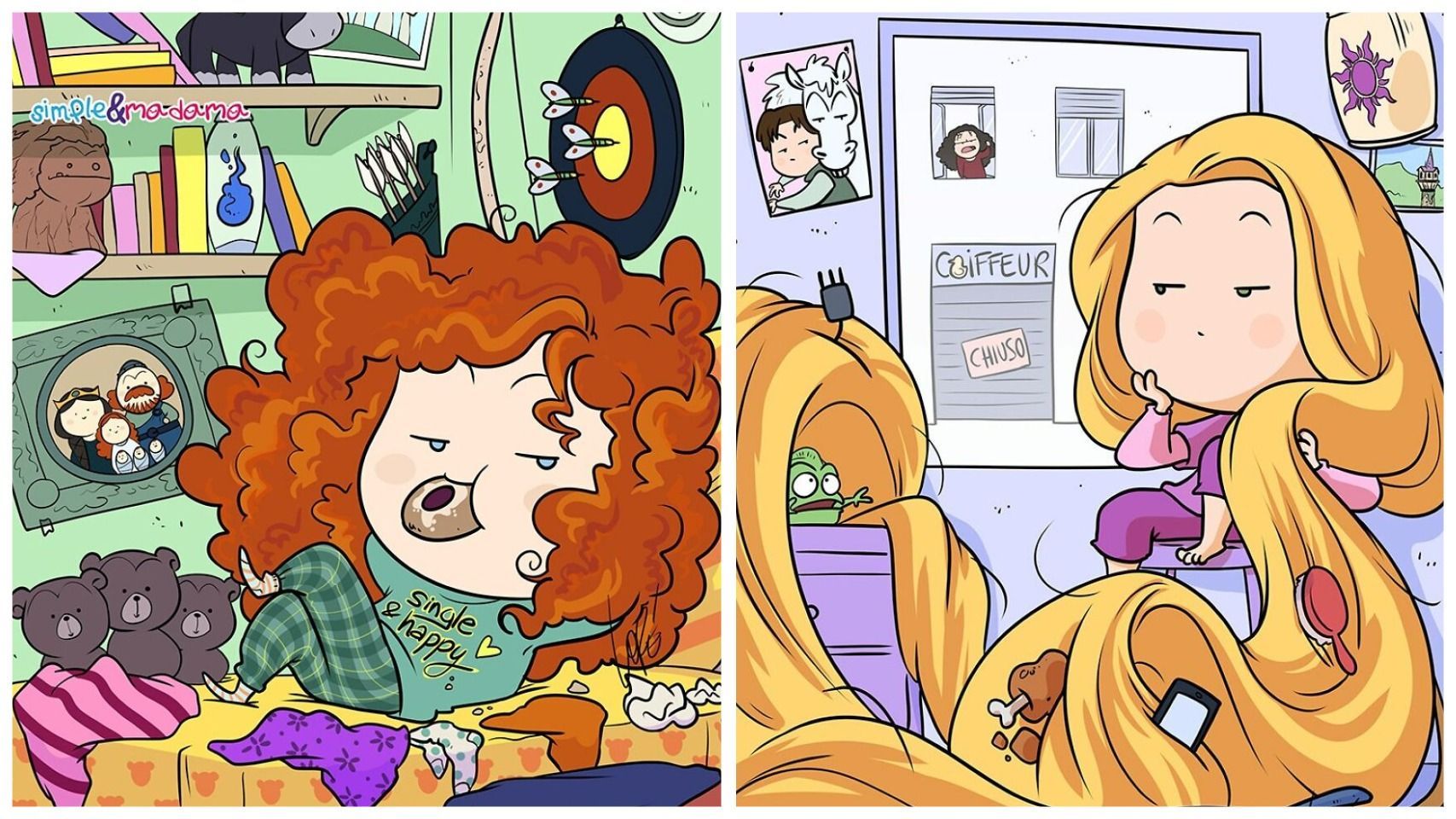 Як принцеси Disney проводили б час на карантині Як принцеси Disney проводили б час на карантині