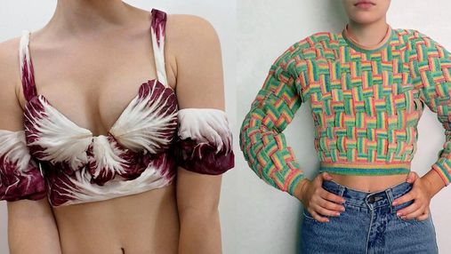 Лифчик из капусты: девушка создает одежду, которую вы можете съесть – фото