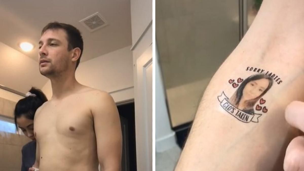 Так спокійніше: наречена зробила хлопцю татуювання, щоб налякати інших дівчат Так спокійніше: наречена зробила хлопцю татуювання, щоб налякати інших дівчат