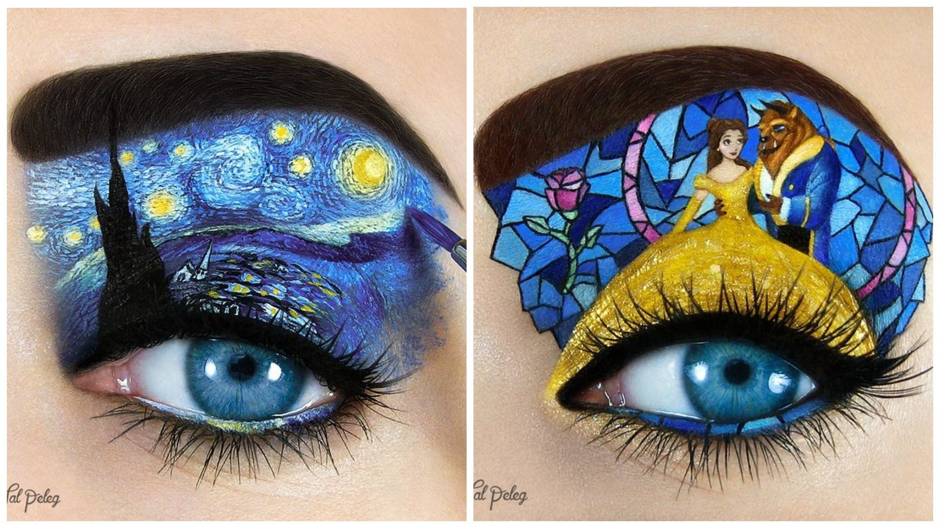Художниця створює на своїх повіках дивовижні мініатюрні картини Художниця створює на своїх повіках дивовижні мініатюрні картини