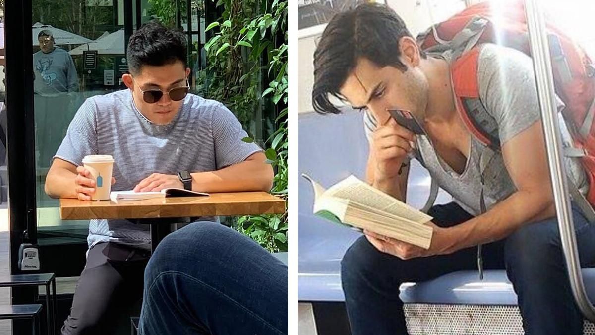 Девушка тайно снимает красавчиков, которые читают в метро:горячие фото Девушка тайно снимает красавчиков, которые читают в метро:горячие фото