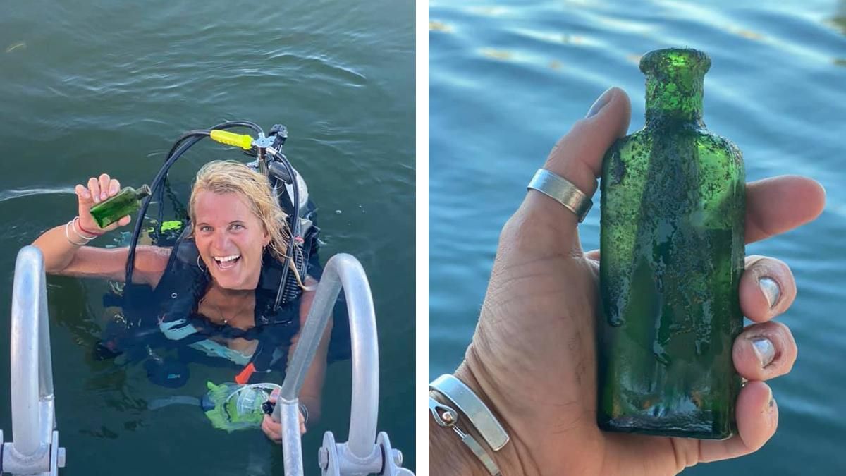 Женщина нашла древнее послание: оно лежало на дне озера почти 100 лет