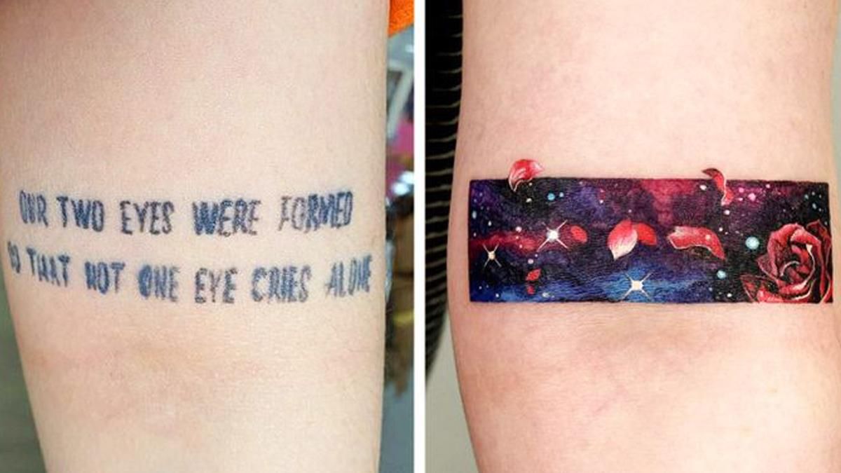 10 випадків, коли жахливе татуювання перетворили у справжній шедевр: фото