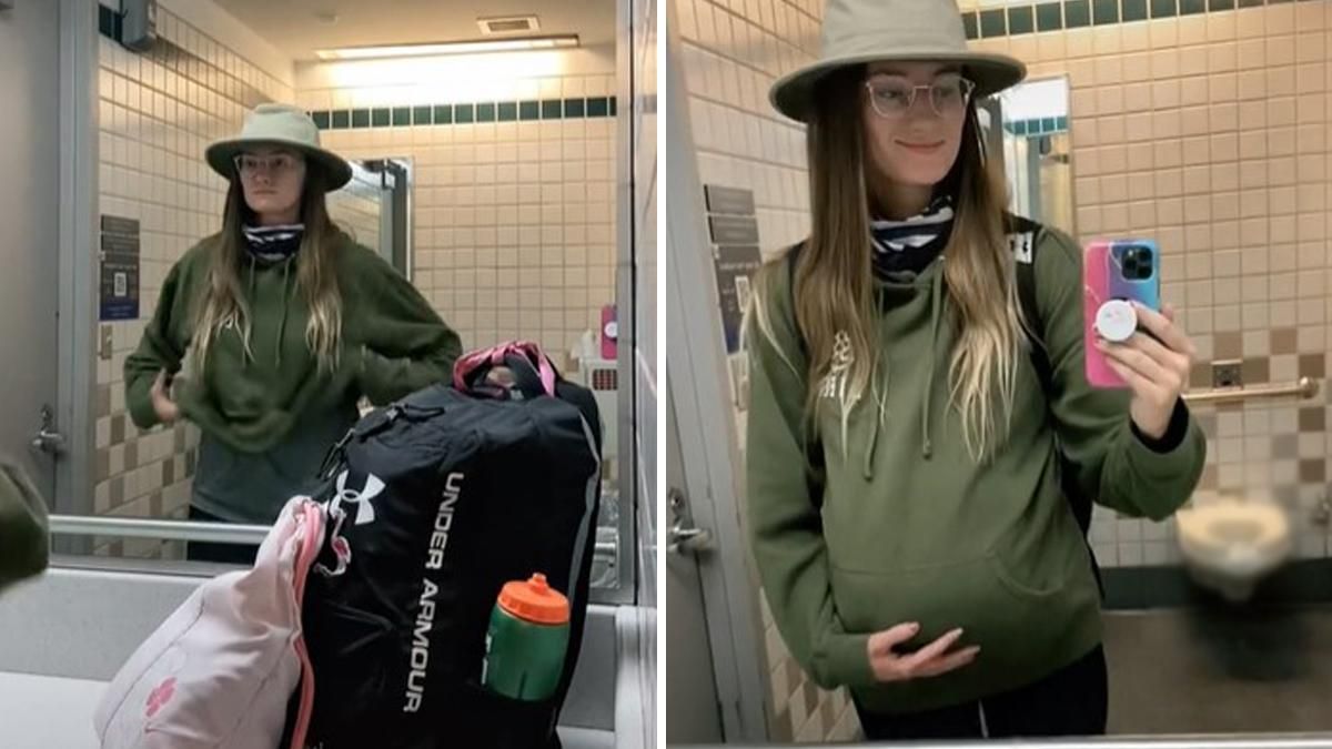 Хитрый ход: женщина "забеременела" на пару минут, чтобы взять больше вещей на самолет Хитрый ход: женщина "забеременела" на пару минут, чтобы взять больше вещей на самолет