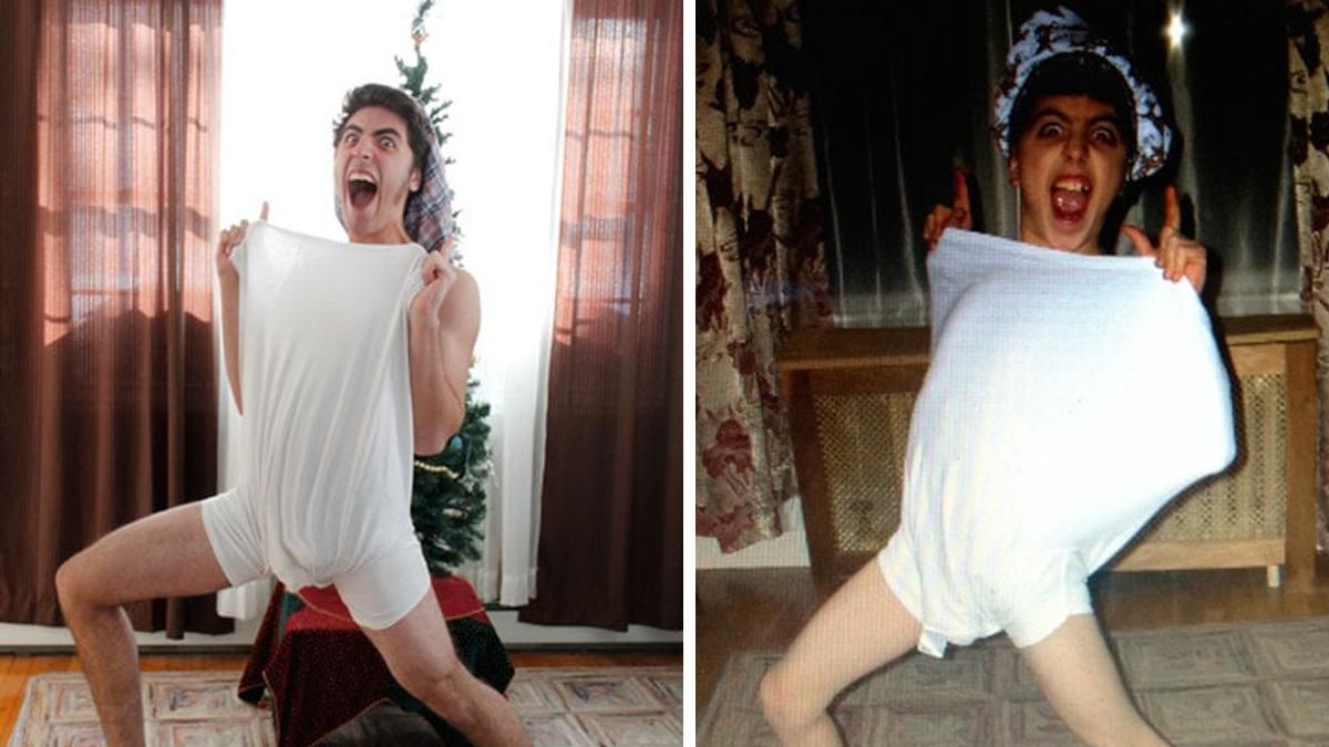 10 людей, які відтворили свої кумедні фото з дитинства: цікава добірка 10 людей, які відтворили свої кумедні фото з дитинства: цікава добірка