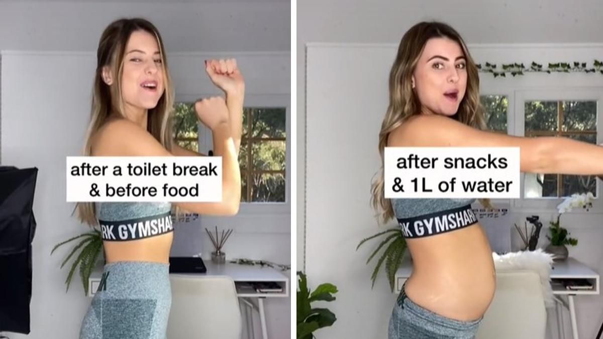 Женщина показала, как растет ее живот в течение дня: он становится большим – и это нормально Женщина показала, как растет ее живот в течение дня: он становится большим – и это нормально