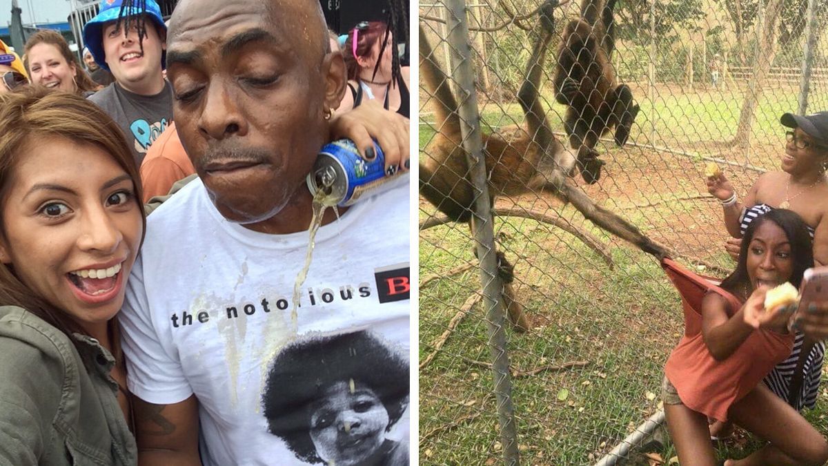 15 людей, которые хотели крутое селфи, но их постигла неудача: забавные фото 15 людей, которые хотели крутое селфи, но их постигла неудача: забавные фото