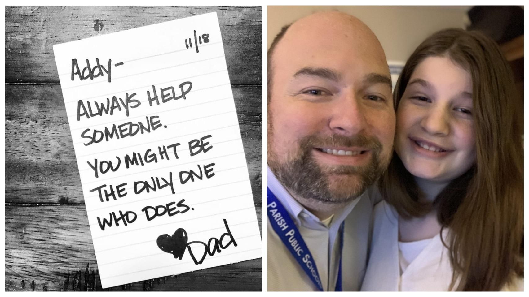 Тато написав доньці 690 надихаючих записок до школи Тато написав доньці 690 надихаючих записок до школи