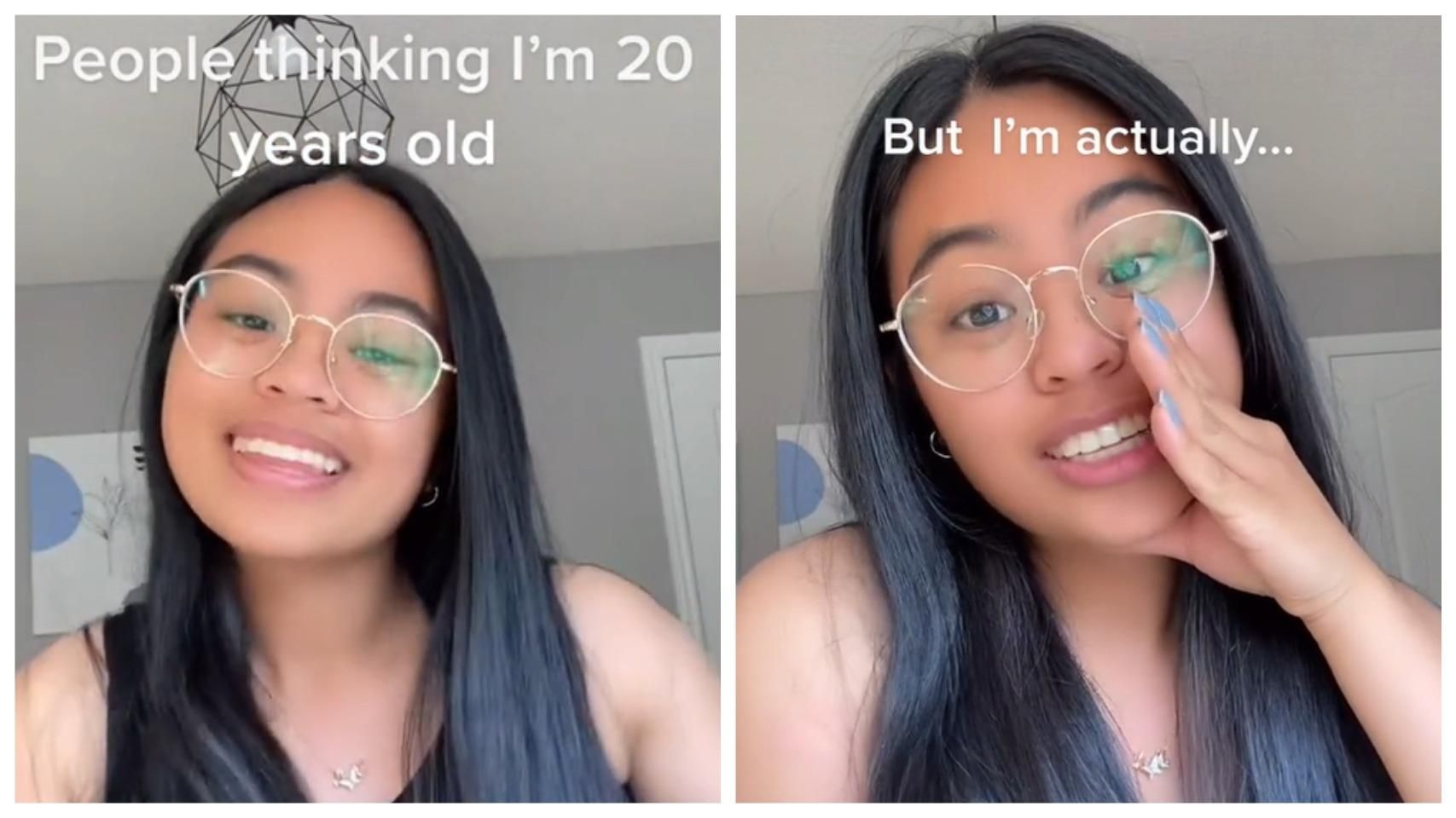 Девушка раскрыла свой настоящий возраст и шокировала подписчиков Девушка раскрыла свой настоящий возраст и шокировала подписчиков