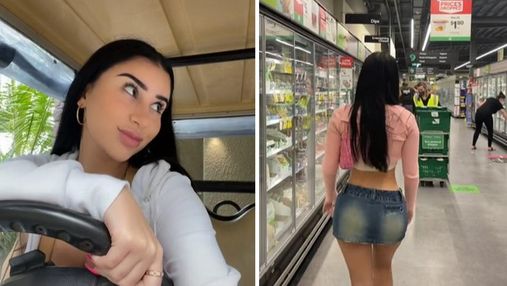 Девушку застыдили в супермаркете из-за слишком откровенной одежды: фото