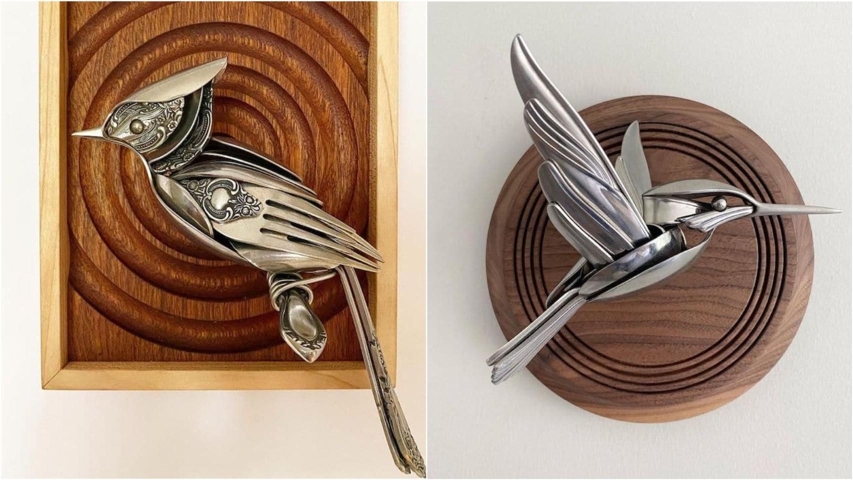 З вилок та ложок: майстер створює дивовижні скульптури зі столового приладдя - Life З вилок та ложок: майстер створює дивовижні скульптури зі столового приладдя - Life