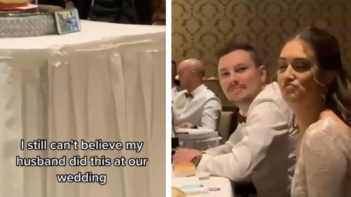 Не удержался: жених смотрел регби на своей свадьбе Не удержался: жених смотрел регби на своей свадьбе