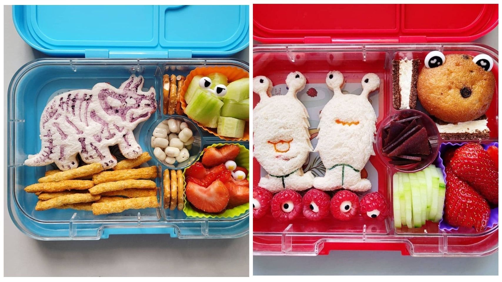 З динозаврами й прибульцями: мама складає сину круті ланчбокси, які шкода їсти - Life З динозаврами й прибульцями: мама складає сину круті ланчбокси, які шкода їсти - Life