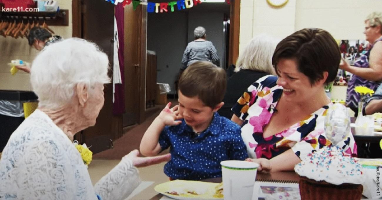 Дружба поколінь: хлопчик допоміг відсвяткувати 100-річний ювілей своїй подрузі - Life
