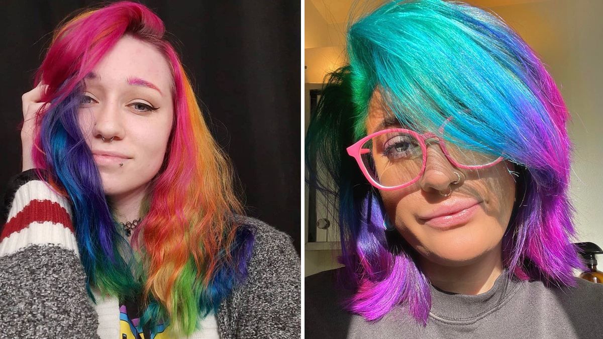 10 женщин, которые решились покрасить волосы в экстравагантные цвета