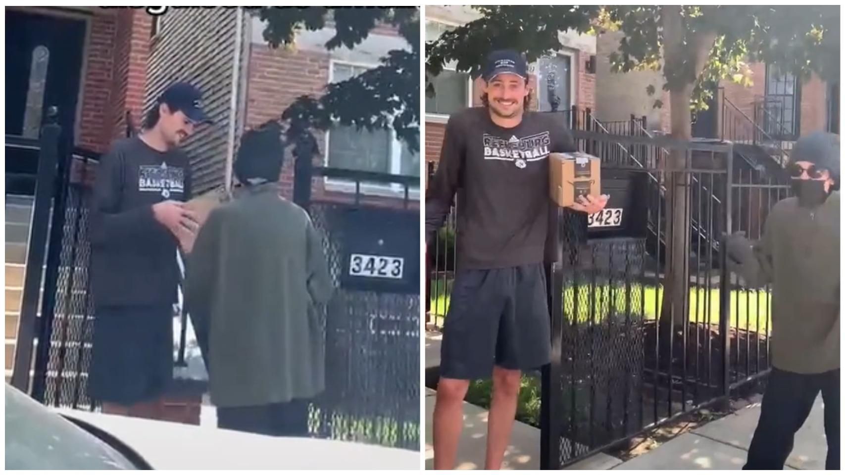 Девушка смешно разыграла любимого, переодевшись курьером: он ее так и не узнал - Life Девушка смешно разыграла любимого, переодевшись курьером: он ее так и не узнал - Life