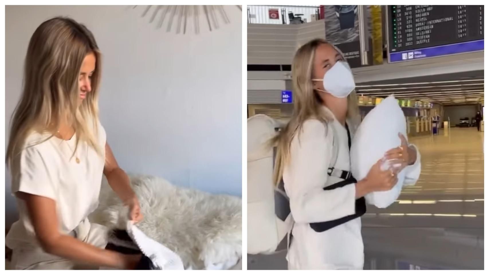 Как провезти больше багажа в самолете: лайфхак с наволочкой от путешественницы - Life Как провезти больше багажа в самолете: лайфхак с наволочкой от путешественницы - Life