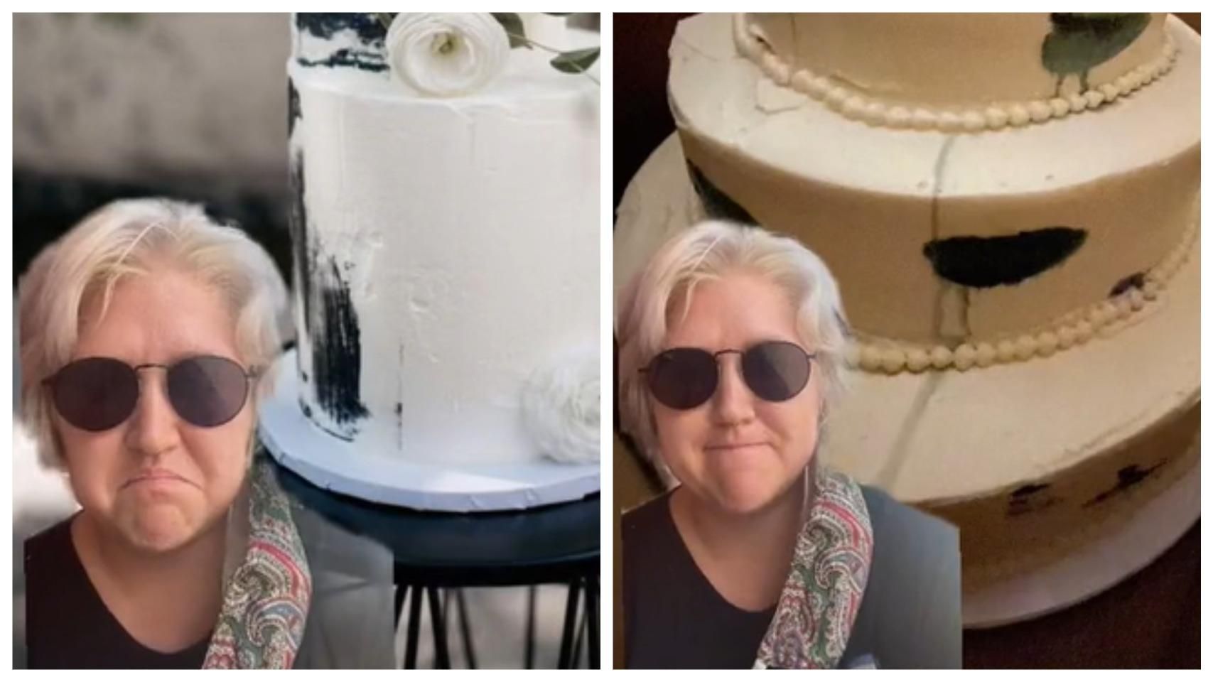 Женщина заказала дорогой свадебный торт и разочаровалась: это полный провал - Life Женщина заказала дорогой свадебный торт и разочаровалась: это полный провал - Life