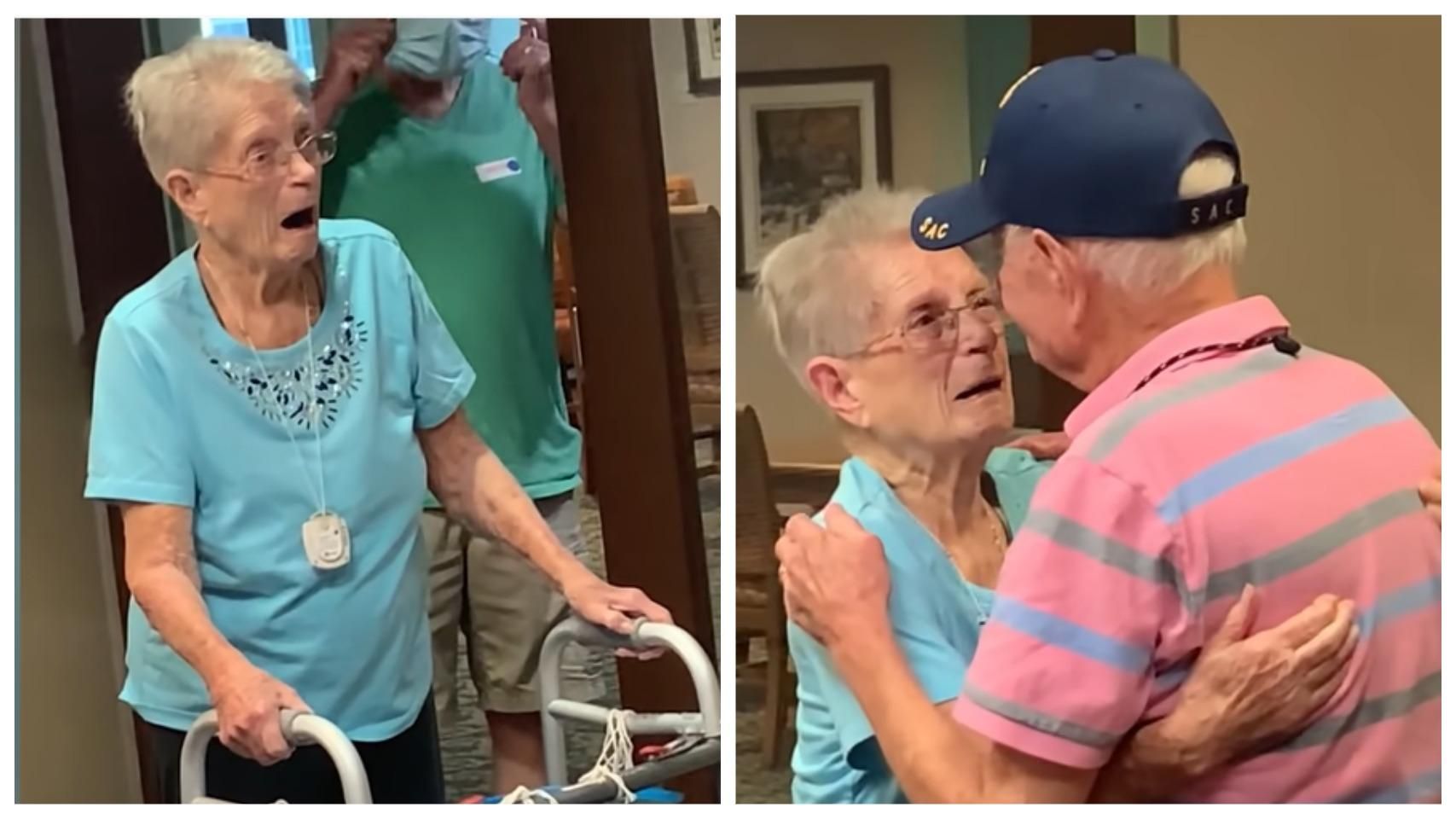 Дідусь зустрівся з 95-річною сестрою після довгої розлуки: зворушливе возз'єднання - Life Дідусь зустрівся з 95-річною сестрою після довгої розлуки: зворушливе возз'єднання - Life