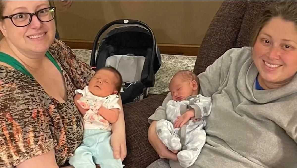 Рідні сестри народили дітей майже водночас Рідні сестри народили дітей майже водночас