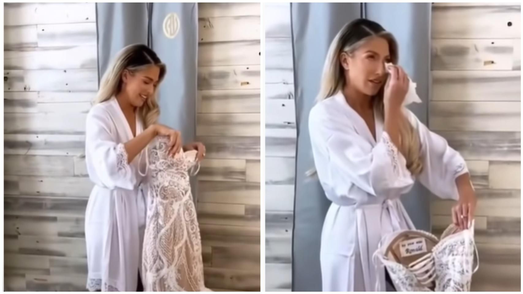 Дизайнер добавил к свадебному платью маленький секрет: почему невеста расплакалась - Life Дизайнер добавил к свадебному платью маленький секрет: почему невеста расплакалась - Life