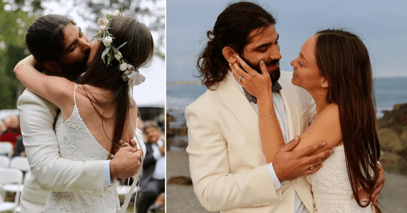 Наречена вдягла спеціальну весільну сукню, щоб здивувати свого незрячого чоловіка - Life Наречена вдягла спеціальну весільну сукню, щоб здивувати свого незрячого чоловіка - Life