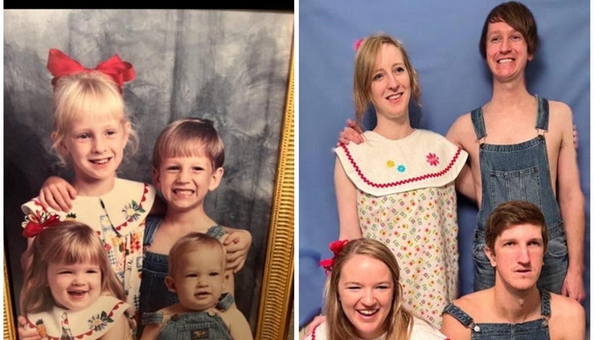 Путешествие во времени: 10+ фото, на которых люди воспроизводят старые снимки - Life Путешествие во времени: 10+ фото, на которых люди воспроизводят старые снимки - Life