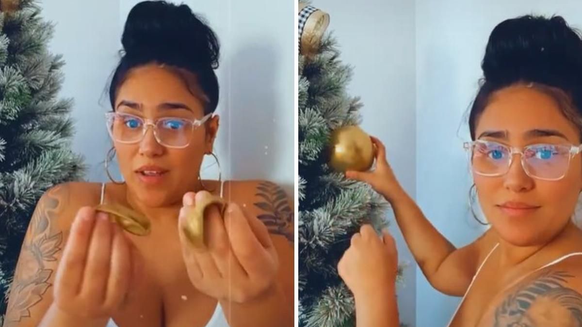 Жінка прикрасила ялинку за допомогою надувних кульок: виглядає розкішно - Life Жінка прикрасила ялинку за допомогою надувних кульок: виглядає розкішно - Life