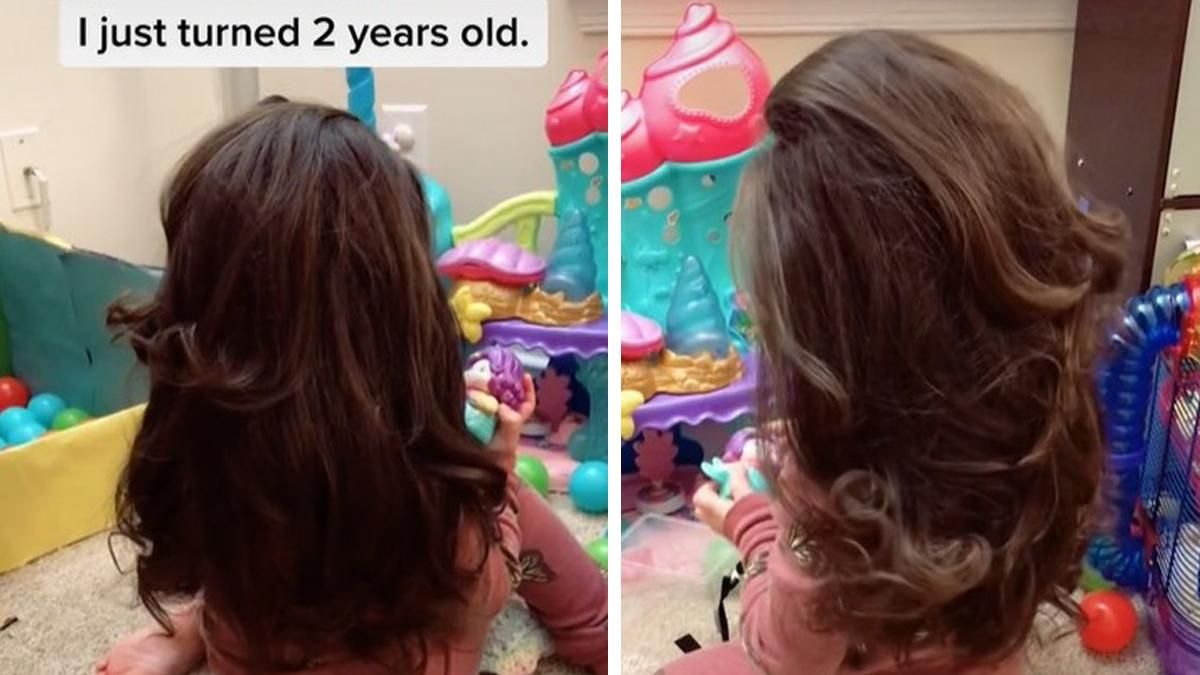 Як у принцеси: 2-річна дівчинка дивує людей своїм розкішним волоссям - Life