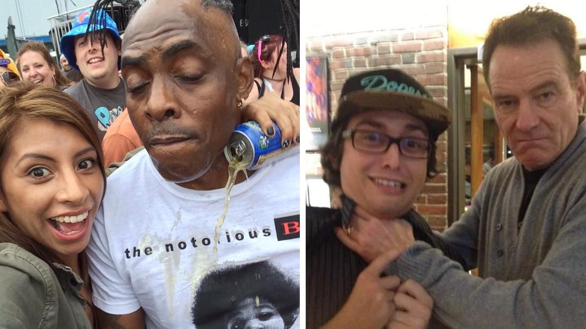 Идеальный кадр: 10 невероятно забавных фото знаменитостей с фанатами Идеальный кадр: 10 невероятно забавных фото знаменитостей с фанатами