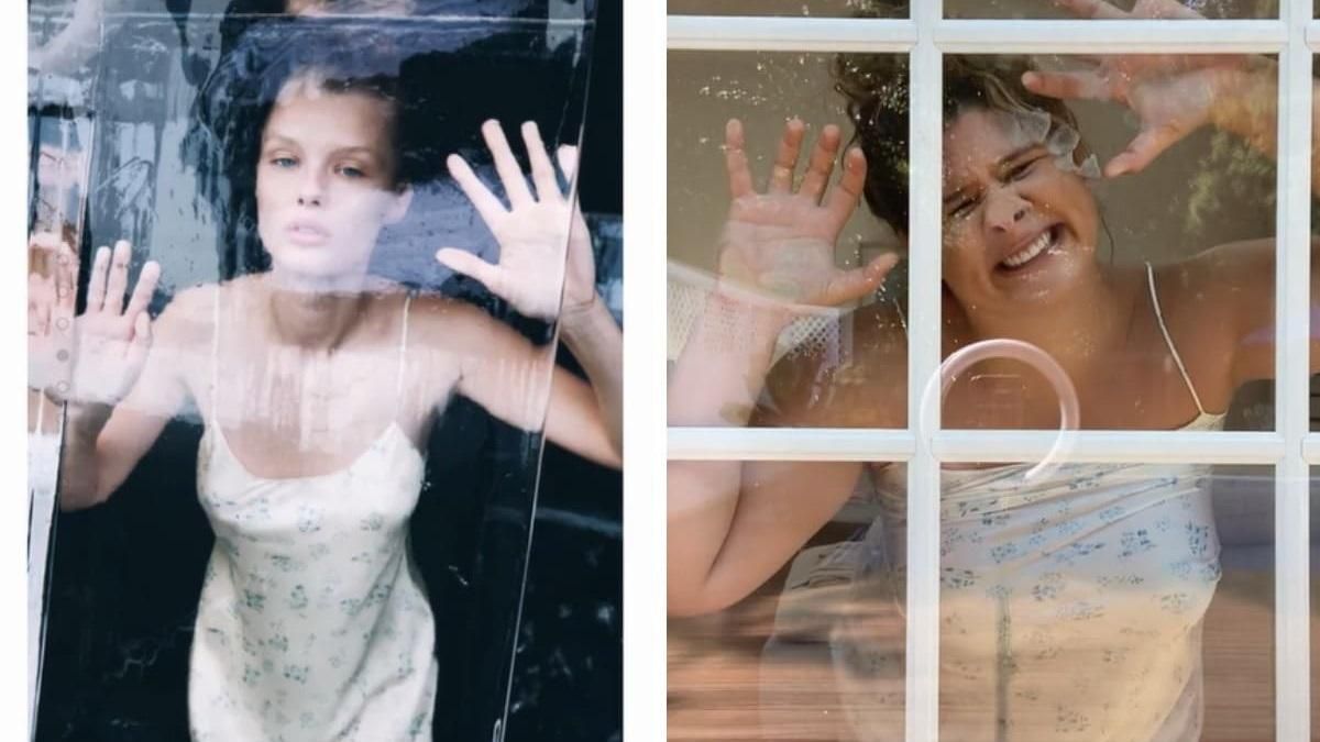 Дівчина купує одяг заради кумедних фото: вона повторює пози моделей - Life Дівчина купує одяг заради кумедних фото: вона повторює пози моделей - Life