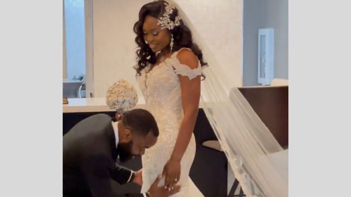 У жениха шок: он впервые увидел девушку в свадебном платье - Life У жениха шок: он впервые увидел девушку в свадебном платье - Life