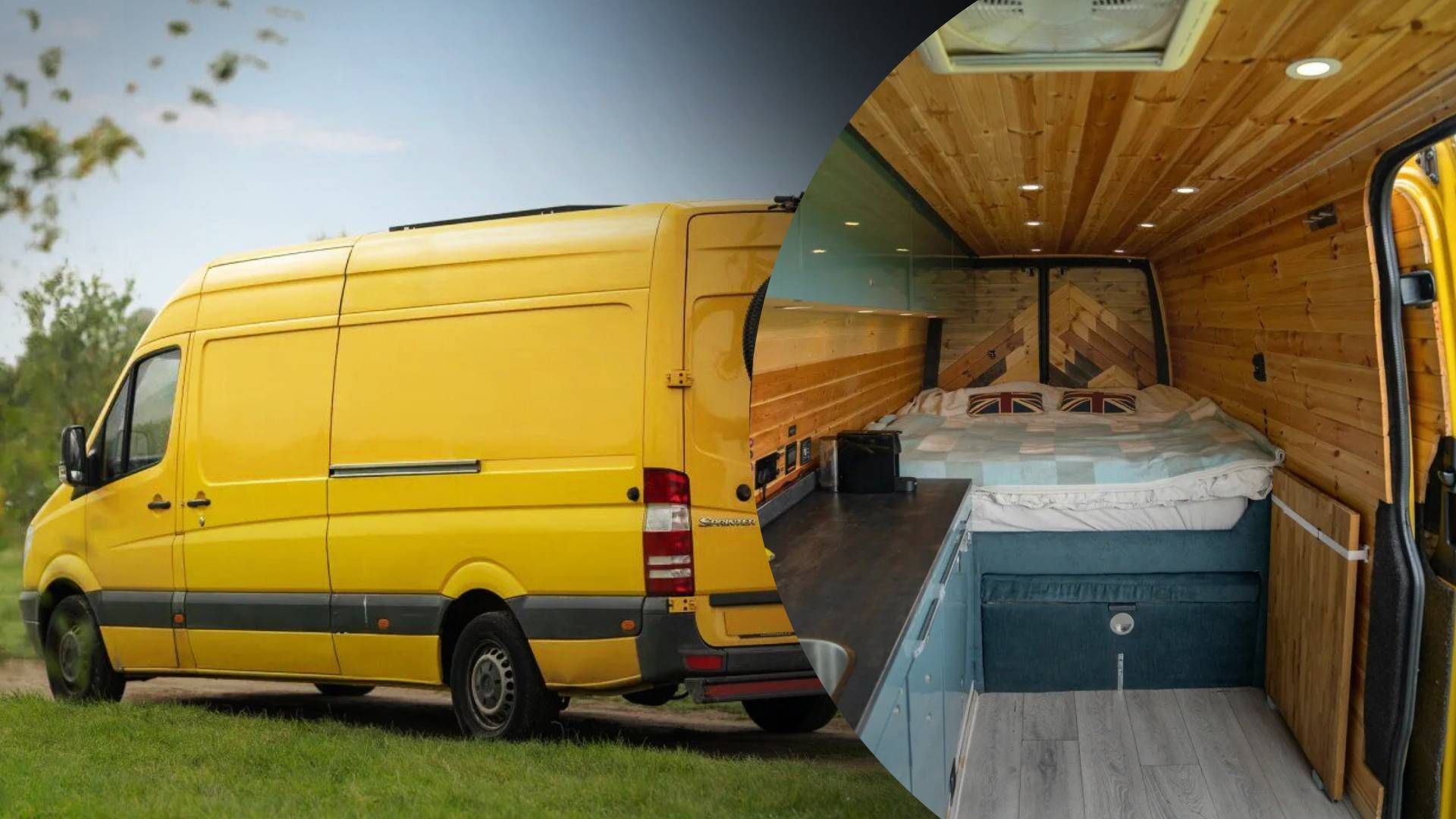 Чоловік перетворив старий фургон на крихітний будинок за невеликі гроші: фото до і після - Life Чоловік перетворив старий фургон на крихітний будинок за невеликі гроші: фото до і після - Life