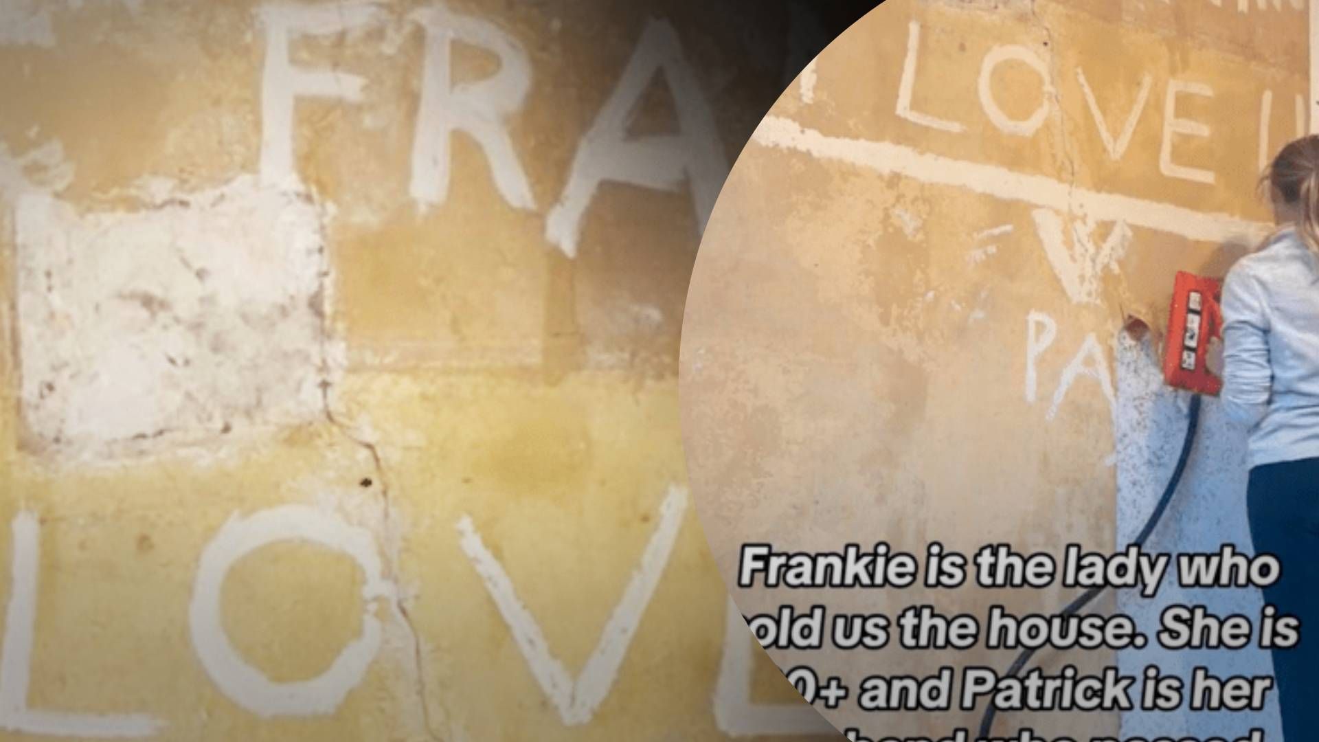 "Оставим послание": женщина нашла скрытую "записку" во время ремонта (видео) - Life "Оставим послание": женщина нашла скрытую "записку" во время ремонта (видео) - Life