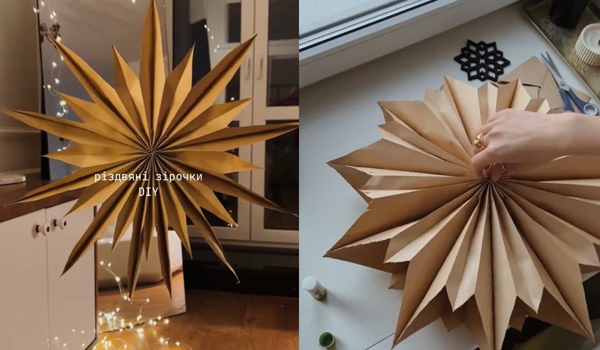 На виготовлення такої зірки піде не більше 20 хвилин На виготовлення такої зірки піде не більше 20 хвилин